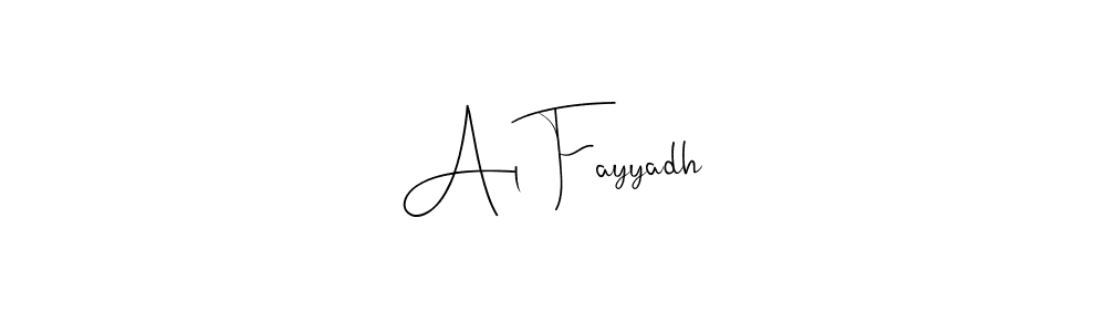 Al Fayyadh stylish signature style. Best Handwritten Sign (Andilay-7BmLP) for my name. Handwritten Signature Collection Ideas for my name Al Fayyadh. Al Fayyadh signature style 4 images and pictures png