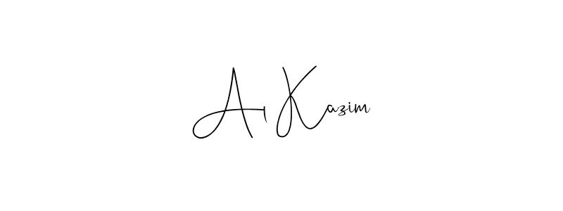 Here are the top 10 professional signature styles for the name Al Kazim. These are the best autograph styles you can use for your name. Al Kazim signature style 4 images and pictures png