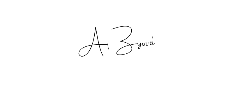 Make a beautiful signature design for name Al Zyoud. With this signature (Andilay-7BmLP) style, you can create a handwritten signature for free. Al Zyoud signature style 4 images and pictures png