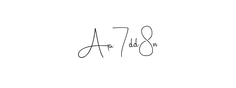 Once you've used our free online signature maker to create your best signature Andilay-7BmLP style, it's time to enjoy all of the benefits that Ala7dd8n name signing documents. Ala7dd8n signature style 4 images and pictures png