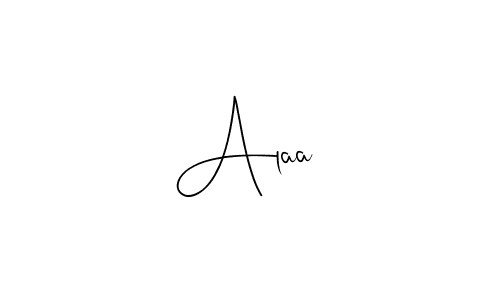See photos of Alaa  official signature by Spectra . Check more albums & portfolios. Read reviews & check more about Andilay-7BmLP font. Alaa  signature style 4 images and pictures png