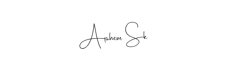 How to Draw Alahem Sk signature style? Andilay-7BmLP is a latest design signature styles for name Alahem Sk. Alahem Sk signature style 4 images and pictures png