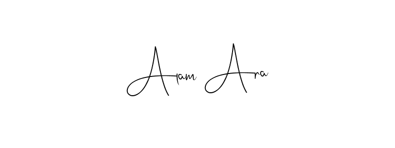 Also You can easily find your signature by using the search form. We will create Alam Ara name handwritten signature images for you free of cost using Andilay-7BmLP sign style. Alam Ara signature style 4 images and pictures png