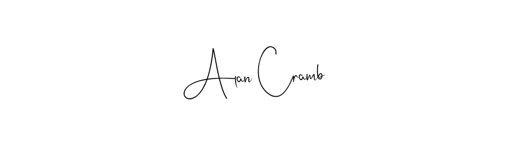 You can use this online signature creator to create a handwritten signature for the name Alan Cramb. This is the best online autograph maker. Alan Cramb signature style 4 images and pictures png