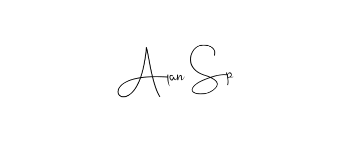 This is the best signature style for the Alan Sp name. Also you like these signature font (Andilay-7BmLP). Mix name signature. Alan Sp signature style 4 images and pictures png