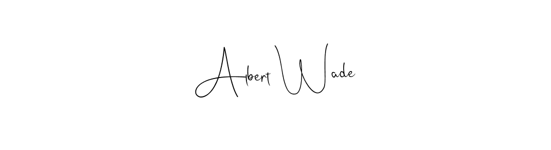 Here are the top 10 professional signature styles for the name Albert Wade. These are the best autograph styles you can use for your name. Albert Wade signature style 4 images and pictures png