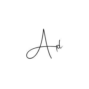 Ald stylish signature style. Best Handwritten Sign (Andilay-7BmLP) for my name. Handwritten Signature Collection Ideas for my name Ald. Ald signature style 4 images and pictures png