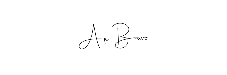 You should practise on your own different ways (Andilay-7BmLP) to write your name (Ale Bravo) in signature. don't let someone else do it for you. Ale Bravo signature style 4 images and pictures png