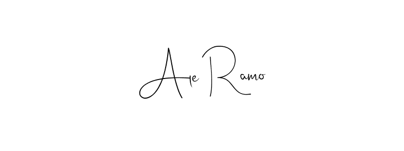 Create a beautiful signature design for name Ale Ramo. With this signature (Andilay-7BmLP) fonts, you can make a handwritten signature for free. Ale Ramo signature style 4 images and pictures png