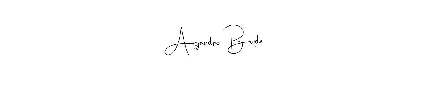 This is the best signature style for the Alejandro Balde name. Also you like these signature font (Andilay-7BmLP). Mix name signature. Alejandro Balde signature style 4 images and pictures png