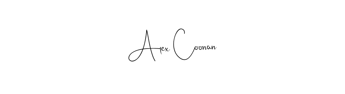 Make a beautiful signature design for name Alex Coonan. With this signature (Andilay-7BmLP) style, you can create a handwritten signature for free. Alex Coonan signature style 4 images and pictures png