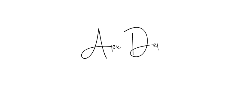 You can use this online signature creator to create a handwritten signature for the name Alex Del. This is the best online autograph maker. Alex Del signature style 4 images and pictures png