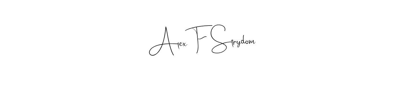 It looks lik you need a new signature style for name Alex F Strydom. Design unique handwritten (Andilay-7BmLP) signature with our free signature maker in just a few clicks. Alex F Strydom signature style 4 images and pictures png