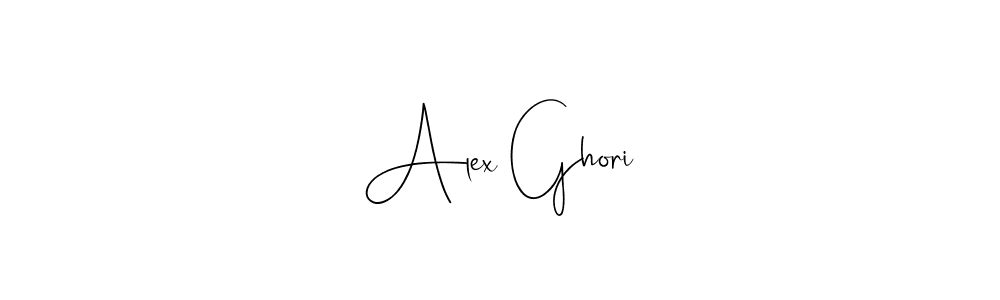 How to make Alex Ghori signature? Andilay-7BmLP is a professional autograph style. Create handwritten signature for Alex Ghori name. Alex Ghori signature style 4 images and pictures png