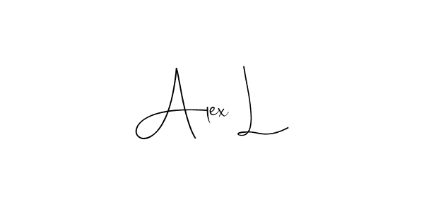 How to make Alex L signature? Andilay-7BmLP is a professional autograph style. Create handwritten signature for Alex L name. Alex L signature style 4 images and pictures png