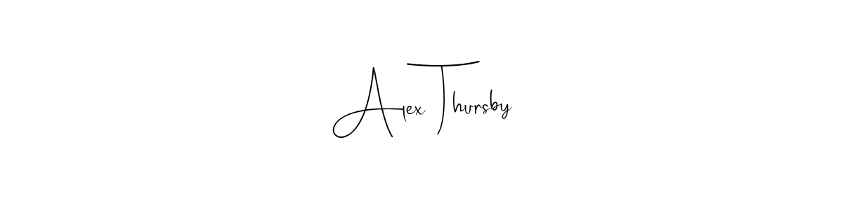 You should practise on your own different ways (Andilay-7BmLP) to write your name (Alex Thursby) in signature. don't let someone else do it for you. Alex Thursby signature style 4 images and pictures png