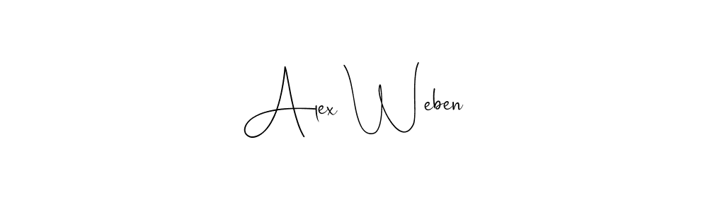 Make a short Alex Weben signature style. Manage your documents anywhere anytime using Andilay-7BmLP. Create and add eSignatures, submit forms, share and send files easily. Alex Weben signature style 4 images and pictures png