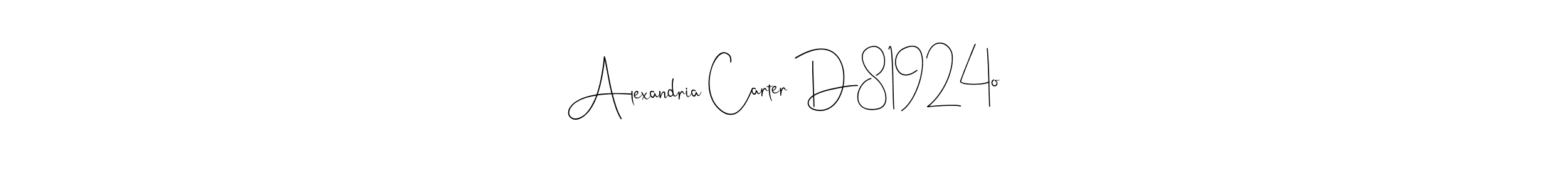 Also You can easily find your signature by using the search form. We will create Alexandria Carter D81924o name handwritten signature images for you free of cost using Andilay-7BmLP sign style. Alexandria Carter D81924o signature style 4 images and pictures png