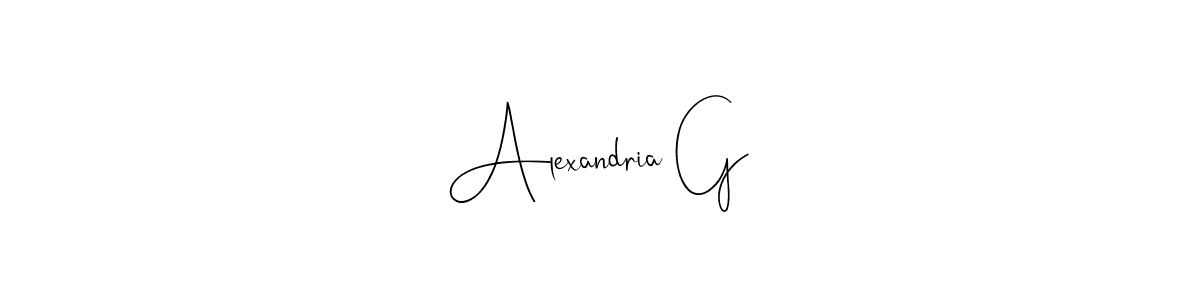 You can use this online signature creator to create a handwritten signature for the name Alexandria G. This is the best online autograph maker. Alexandria G signature style 4 images and pictures png