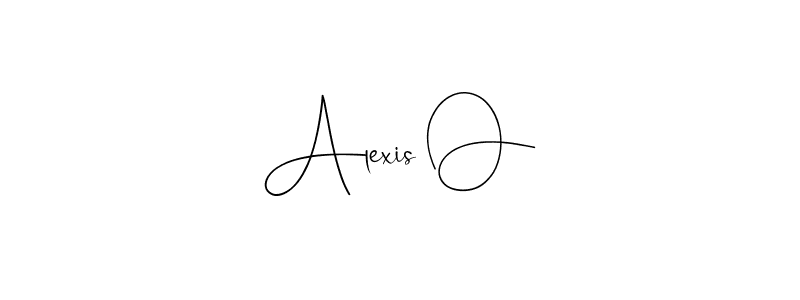 How to make Alexis O signature? Andilay-7BmLP is a professional autograph style. Create handwritten signature for Alexis O name. Alexis O signature style 4 images and pictures png