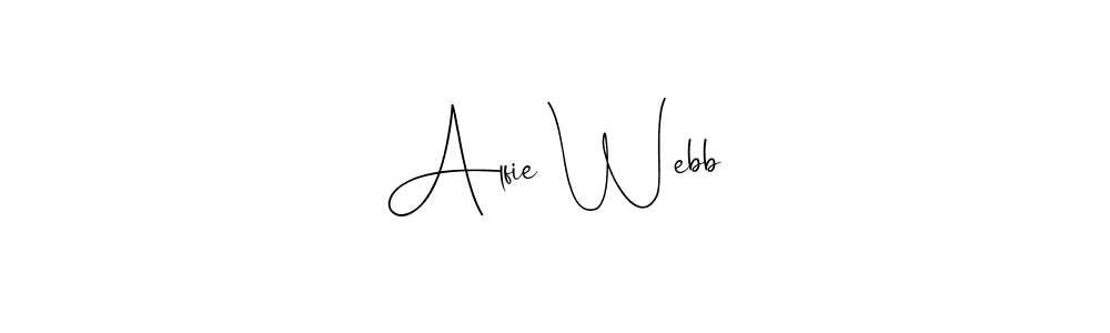 Also we have Alfie Webb name is the best signature style. Create professional handwritten signature collection using Andilay-7BmLP autograph style. Alfie Webb signature style 4 images and pictures png