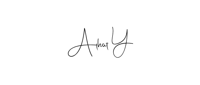 How to Draw Alhat Y signature style? Andilay-7BmLP is a latest design signature styles for name Alhat Y. Alhat Y signature style 4 images and pictures png