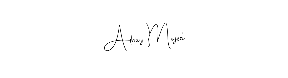 How to make Alhay Majed signature? Andilay-7BmLP is a professional autograph style. Create handwritten signature for Alhay Majed name. Alhay Majed signature style 4 images and pictures png