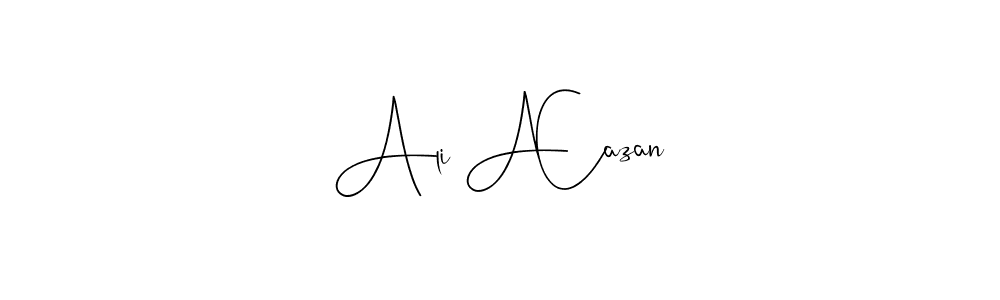 Make a beautiful signature design for name Ali Æazan. With this signature (Andilay-7BmLP) style, you can create a handwritten signature for free. Ali Æazan signature style 4 images and pictures png