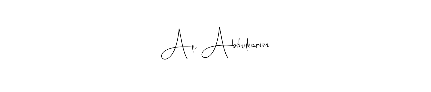 You should practise on your own different ways (Andilay-7BmLP) to write your name (Ali Abdulkarim) in signature. don't let someone else do it for you. Ali Abdulkarim signature style 4 images and pictures png