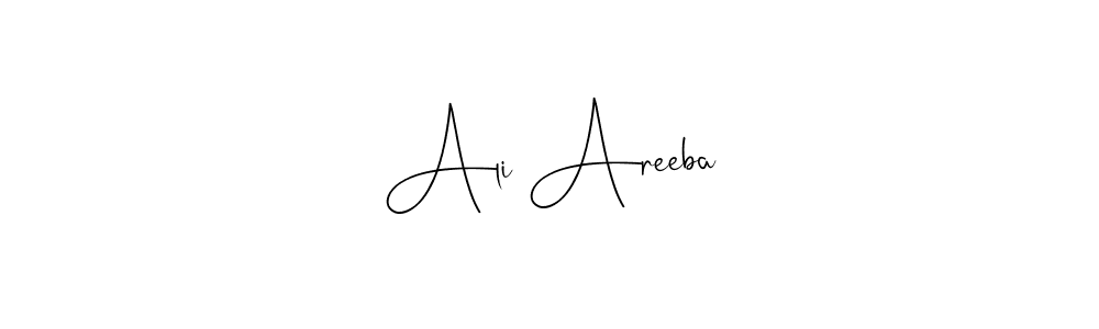 You should practise on your own different ways (Andilay-7BmLP) to write your name (Ali Areeba) in signature. don't let someone else do it for you. Ali Areeba signature style 4 images and pictures png