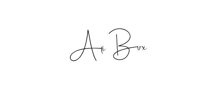 You can use this online signature creator to create a handwritten signature for the name Ali Bux. This is the best online autograph maker. Ali Bux signature style 4 images and pictures png