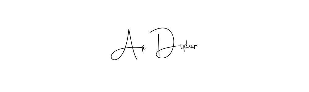 Make a beautiful signature design for name Ali Dildar. Use this online signature maker to create a handwritten signature for free. Ali Dildar signature style 4 images and pictures png