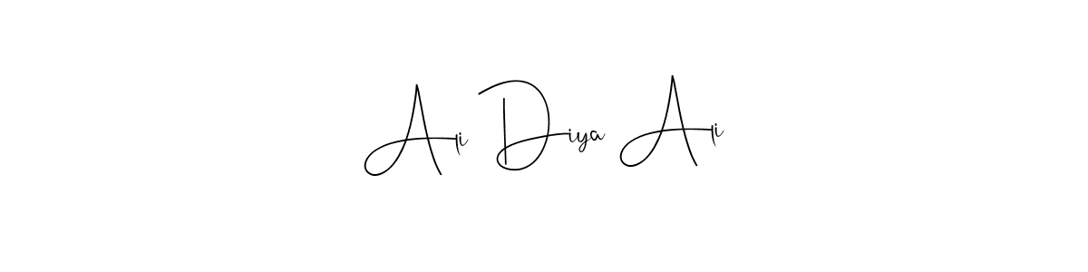Andilay-7BmLP is a professional signature style that is perfect for those who want to add a touch of class to their signature. It is also a great choice for those who want to make their signature more unique. Get Ali Diya Ali name to fancy signature for free. Ali Diya Ali signature style 4 images and pictures png