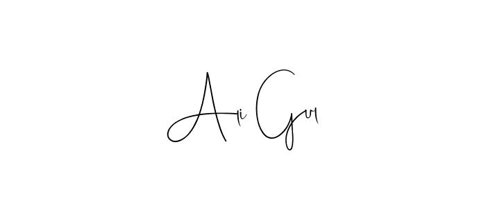 Andilay-7BmLP is a professional signature style that is perfect for those who want to add a touch of class to their signature. It is also a great choice for those who want to make their signature more unique. Get Ali Gul name to fancy signature for free. Ali Gul signature style 4 images and pictures png