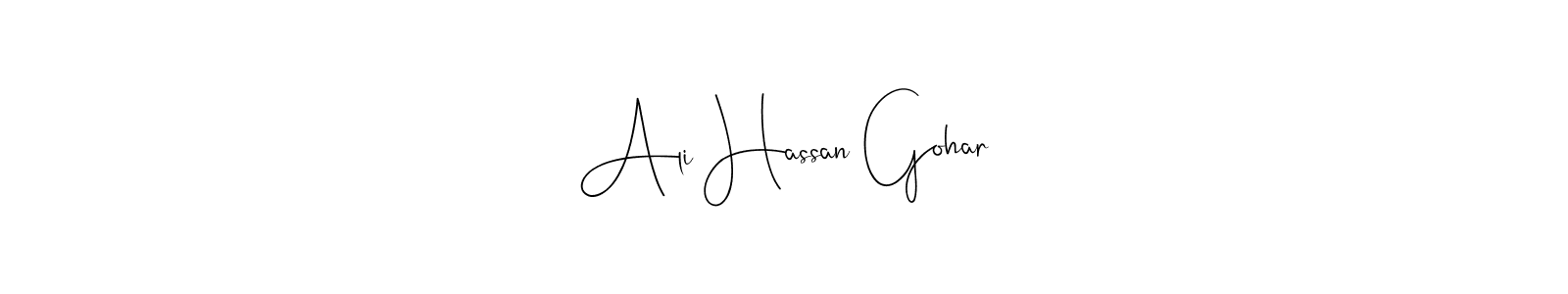 It looks lik you need a new signature style for name Ali Hassan Gohar. Design unique handwritten (Andilay-7BmLP) signature with our free signature maker in just a few clicks. Ali Hassan Gohar signature style 4 images and pictures png