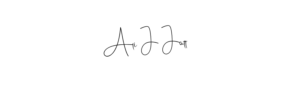 Create a beautiful signature design for name Ali J Jatt. With this signature (Andilay-7BmLP) fonts, you can make a handwritten signature for free. Ali J Jatt signature style 4 images and pictures png