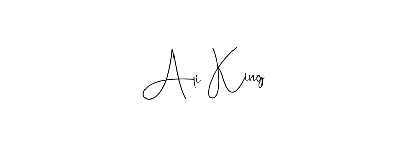 It looks lik you need a new signature style for name Ali King. Design unique handwritten (Andilay-7BmLP) signature with our free signature maker in just a few clicks. Ali King signature style 4 images and pictures png
