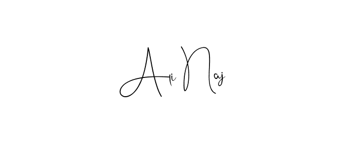 Use a signature maker to create a handwritten signature online. With this signature software, you can design (Andilay-7BmLP) your own signature for name Ali Naj. Ali Naj signature style 4 images and pictures png