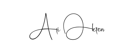 A classic penmanship look for Ali Okten. The Andilay-7BmLP font brings timeless elegance and confidence to every signed document. Ali Okten signature style 4 images and pictures png
