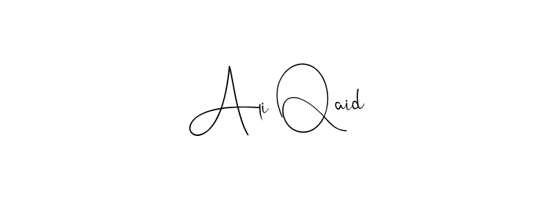 Ali Qaid stylish signature style. Best Handwritten Sign (Andilay-7BmLP) for my name. Handwritten Signature Collection Ideas for my name Ali Qaid. Ali Qaid signature style 4 images and pictures png