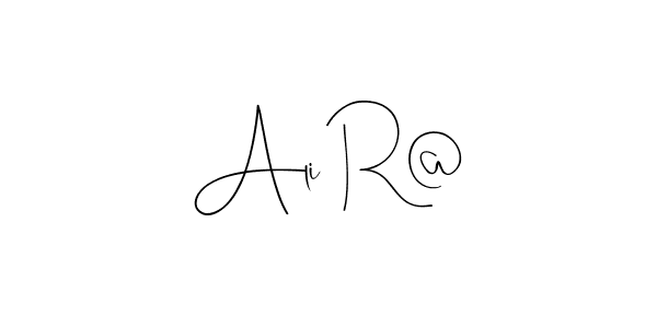 You can use this online signature creator to create a handwritten signature for the name Ali R@. This is the best online autograph maker. Ali R@ signature style 4 images and pictures png