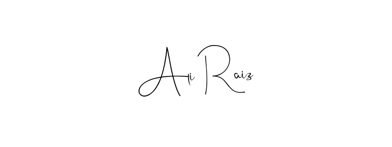 Design your own signature with our free online signature maker. With this signature software, you can create a handwritten (Andilay-7BmLP) signature for name Ali Raiz. Ali Raiz signature style 4 images and pictures png