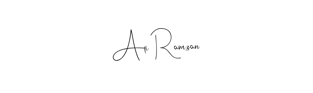 if you are searching for the best signature style for your name Ali Ramzan. so please give up your signature search. here we have designed multiple signature styles  using Andilay-7BmLP. Ali Ramzan signature style 4 images and pictures png