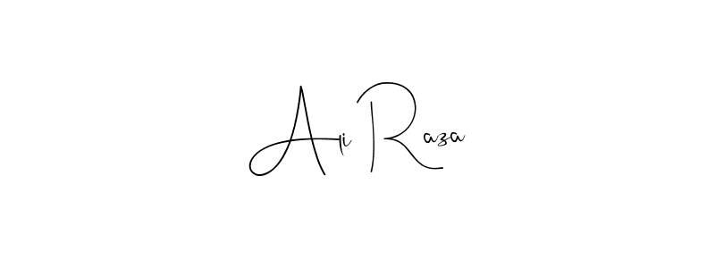 Make a beautiful signature design for name Ali Raza. With this signature (Andilay-7BmLP) style, you can create a handwritten signature for free. Ali Raza signature style 4 images and pictures png