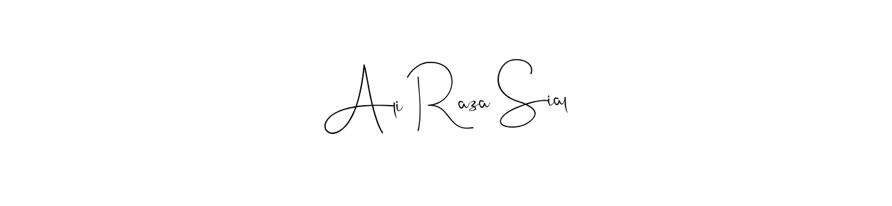 It looks lik you need a new signature style for name Ali Raza Sial. Design unique handwritten (Andilay-7BmLP) signature with our free signature maker in just a few clicks. Ali Raza Sial signature style 4 images and pictures png