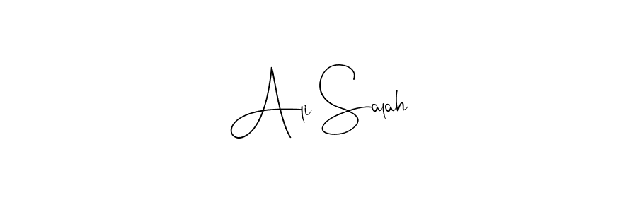 The best way (Andilay-7BmLP) to make a short signature is to pick only two or three words in your name. The name Ali Salah include a total of six letters. For converting this name. Ali Salah signature style 4 images and pictures png
