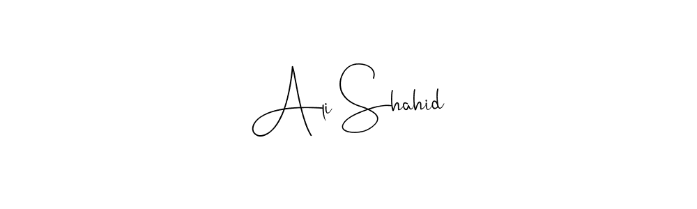 Also You can easily find your signature by using the search form. We will create Ali Shahid name handwritten signature images for you free of cost using Andilay-7BmLP sign style. Ali Shahid signature style 4 images and pictures png