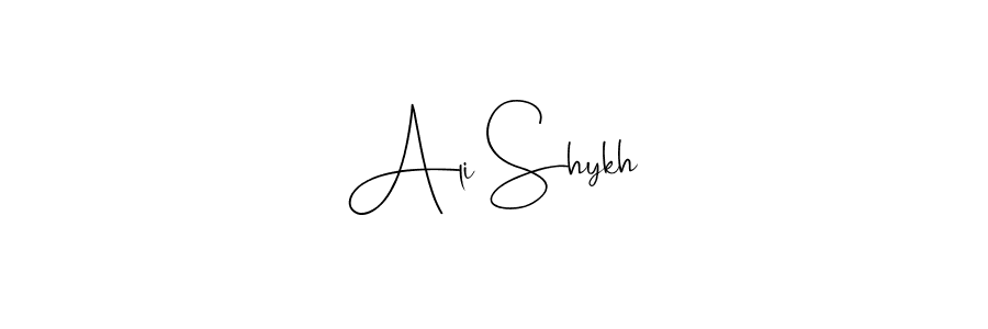 Check out images of Autograph of Ali Shykh name. Actor Ali Shykh Signature Style. Andilay-7BmLP is a professional sign style online. Ali Shykh signature style 4 images and pictures png