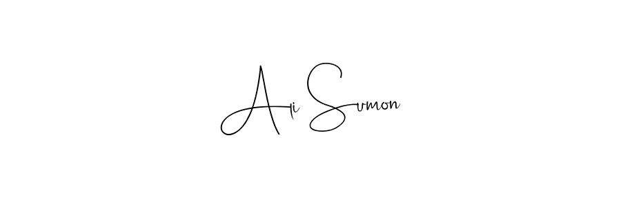 How to Draw Ali Sumon signature style? Andilay-7BmLP is a latest design signature styles for name Ali Sumon. Ali Sumon signature style 4 images and pictures png