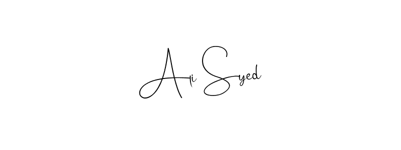 You can use this online signature creator to create a handwritten signature for the name Ali Syed. This is the best online autograph maker. Ali Syed signature style 4 images and pictures png